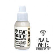 Краситель непрозрачный для смолы и полимеров CraftResinTint, Pearl White, Жемчужный, 10мл (1шт)